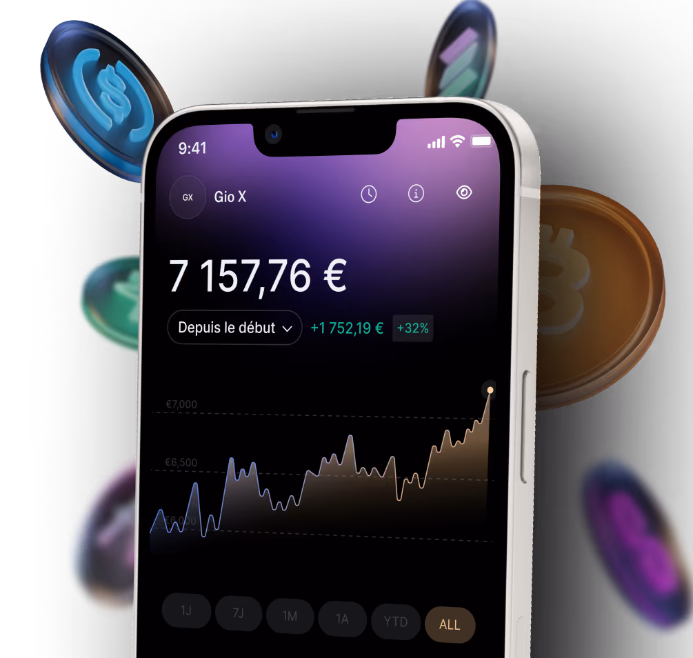 Investir en crypto sur Finary