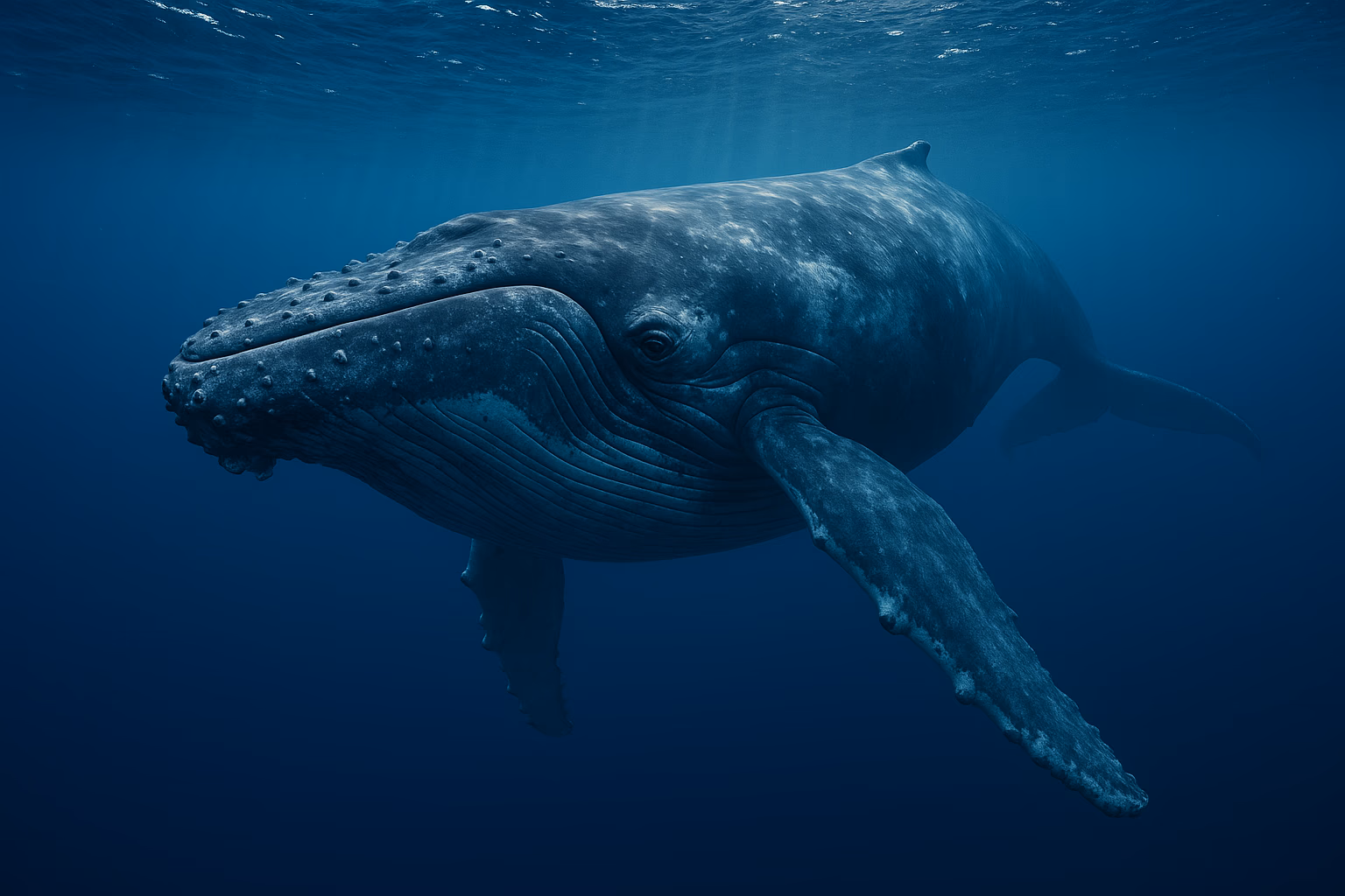 baleine à bosse sous l eau