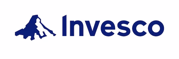 Logo Invesco montagne bleue