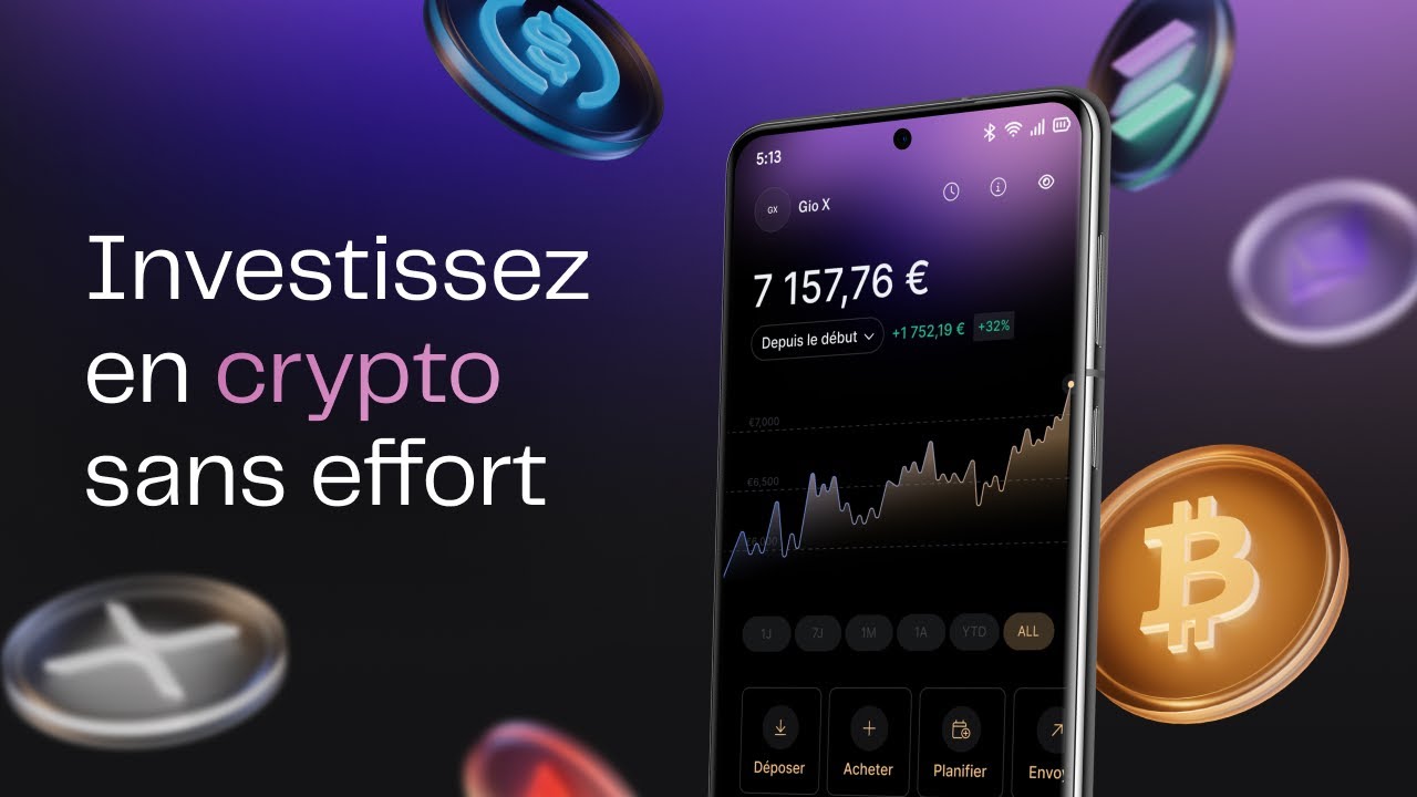 Investissez en crypto sans effort avec le plan d'investissement crypto de Finary !