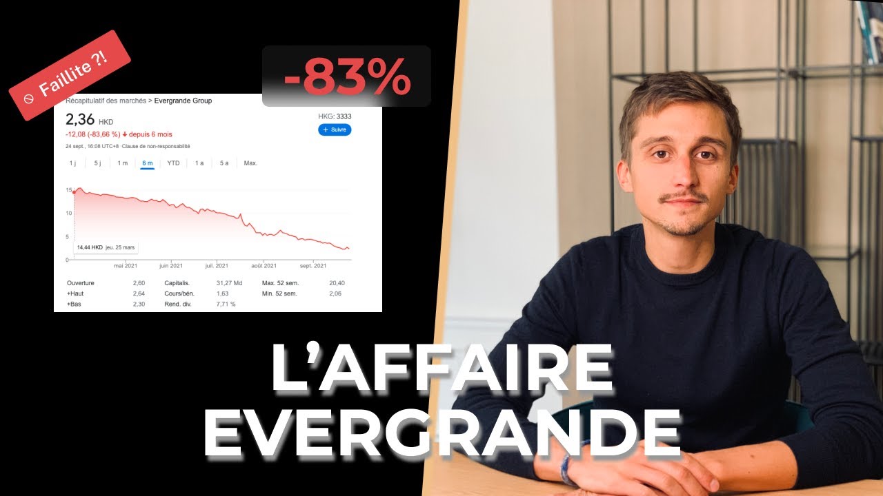 Faillite Evergrande : Quelles conséquences sur les marchés financiers mondiaux (chute des cryptos) ?