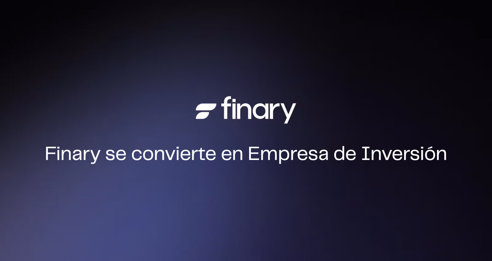 Finary se convierte en empresa de inversión