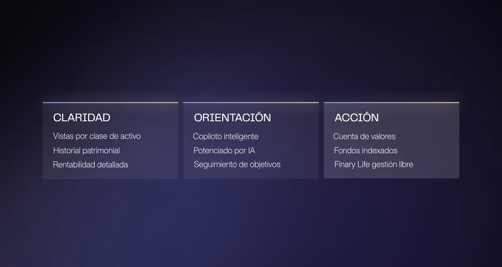 Claridad, orientación y acción: el método Finary