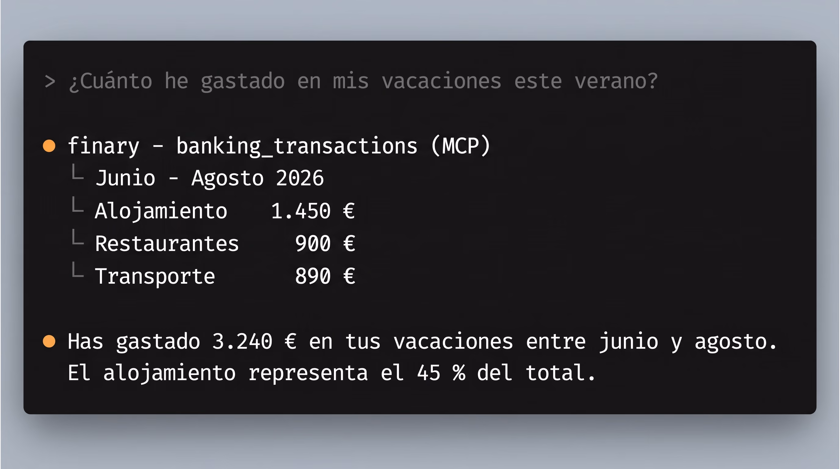 ¿Cuánto he gastado en mis vacaciones este verano?